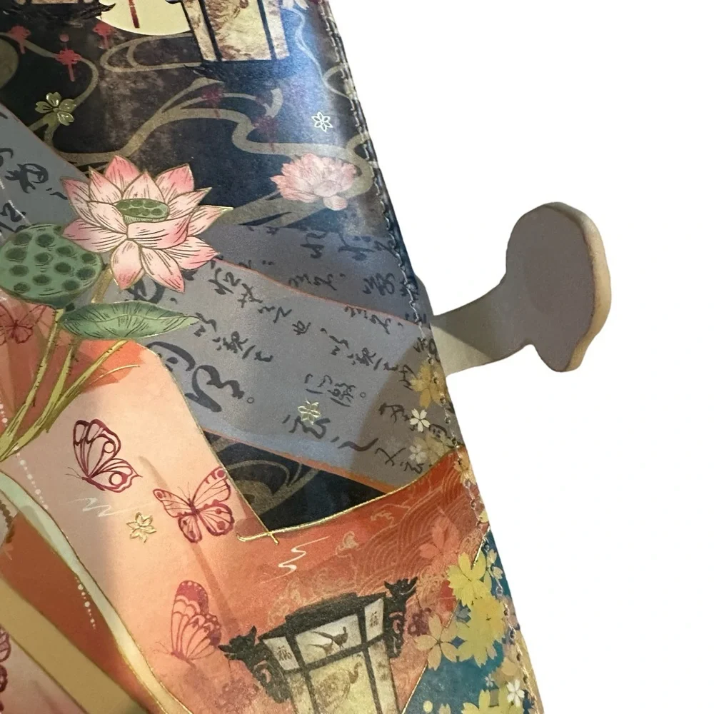 Unbranded Kawaii Girl Garden & Tiger Magnetic Closure Planner Book Notebook